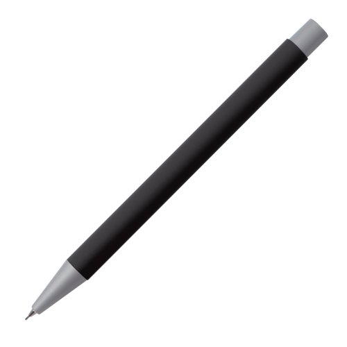 Porte-mine noir avec des lments en mtal.