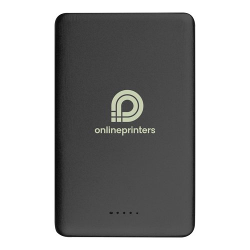Batterie de secours noire avec capacit de 5 000 mAh.