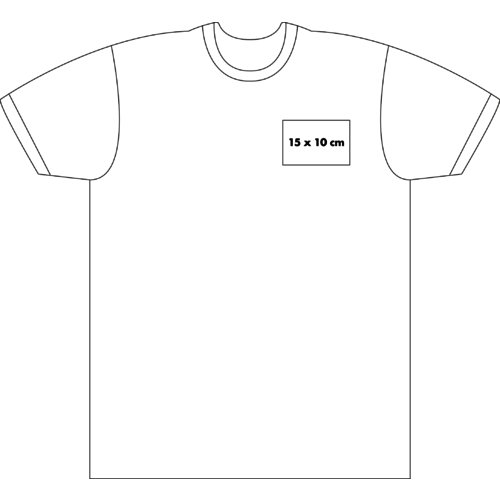 T-shirt en coton  manches courtes pour hommes.