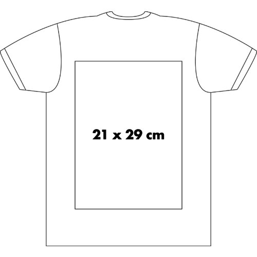 T-shirt en coton pour hommes avec manches courtes et col rond.