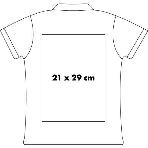 Polo en tissu pour femme avec manches courtes et patte boutonne.