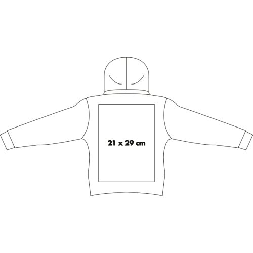 Sweat  capuche en tissu pour femmes.