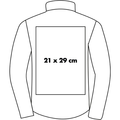 Veste softshell  deux couches pour hommes.