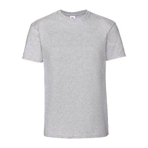 T-shirt en coton gris chin  manches courtes.