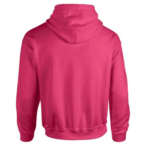 Sweat  capuche rose en mlange de coton pour hommes avec capuche.