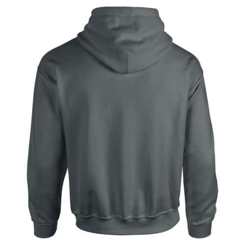 Sweat  capuche anthracite en mlange de coton avec capuche.