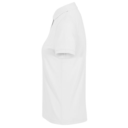 Polo blanc en coton pour femmes.
