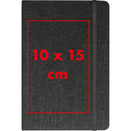 Carnet fonc avec fermeture  lastique.