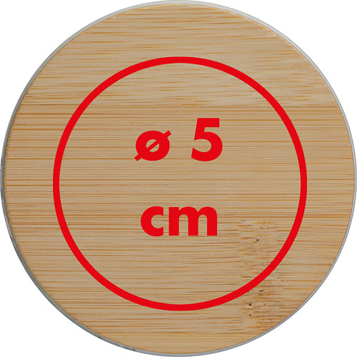 Bougie en cire claire au design simple.