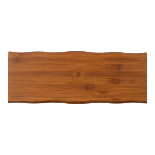Planche  dcouper en bambou avec bord ondul.