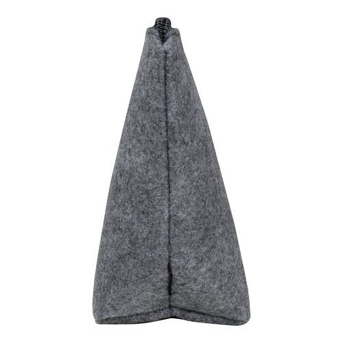 Trousse de toilette anthracite en RPET avec fermeture clair.