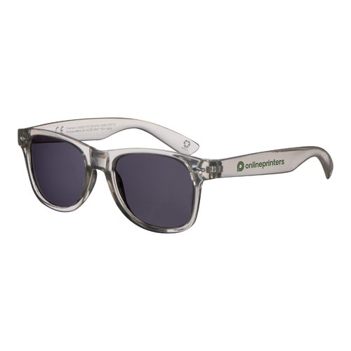 Lunettes de soleil transparentes en RPET avec verres foncs.