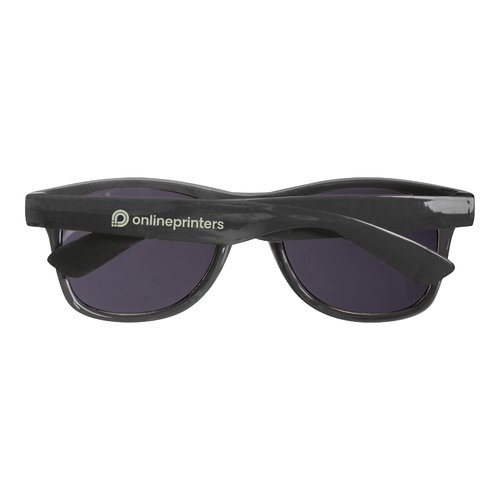 Lunettes de soleil anthracite en RPET avec verres foncs.
