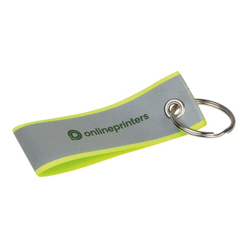 Pendentif rflchissant gris argent avec anneau mtallique.