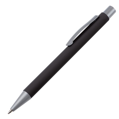 Ensemble d'criture noir avec stylo  bille et tui.
