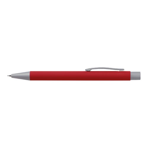 Ensemble d'criture rouge avec stylo et stylo  bille avec clip.