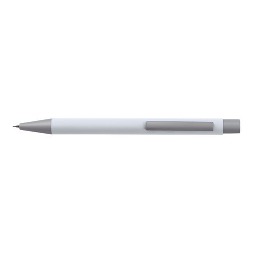 Ensemble d'criture blanc avec stylo  bille et tui.