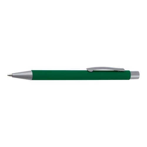 Set d'criture vert avec stylo  bille et tui.