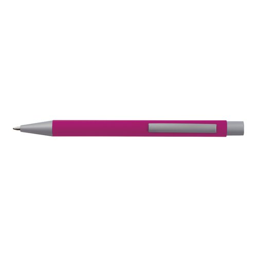 Ensemble d'criture rose avec stylo  bille et tui.