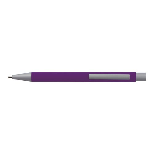 Ensemble d'criture violet avec stylo  bille et tui.
