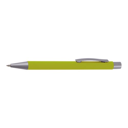 Set d'criture vert pomme avec stylo  bille et accessoires.