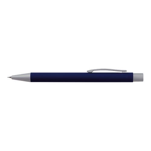 Set d'criture bleu fonc avec stylo  bille et tui.