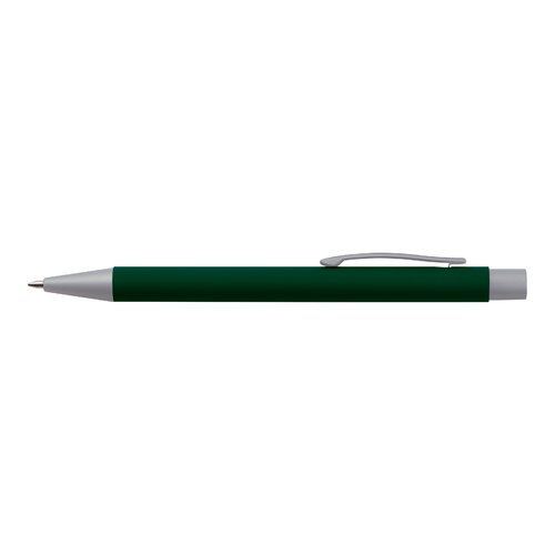 Set d'criture vert fonc avec stylo  bille et emballage cadeau en option.