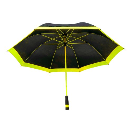 Parapluie noir XXL avec mcanisme d'ouverture manuel.