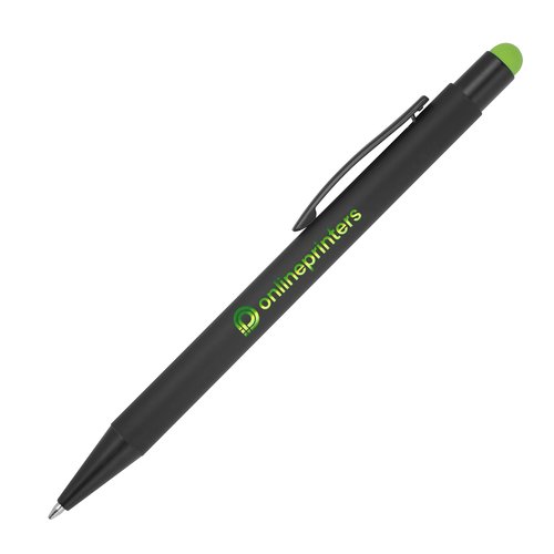 Stylo  bille en mtal avec fonction tactile et clip.