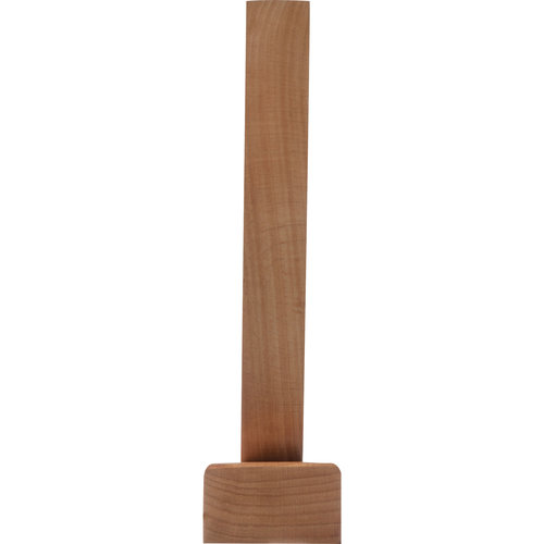 Trophe beige avec socle en bambou pour rcompenses.