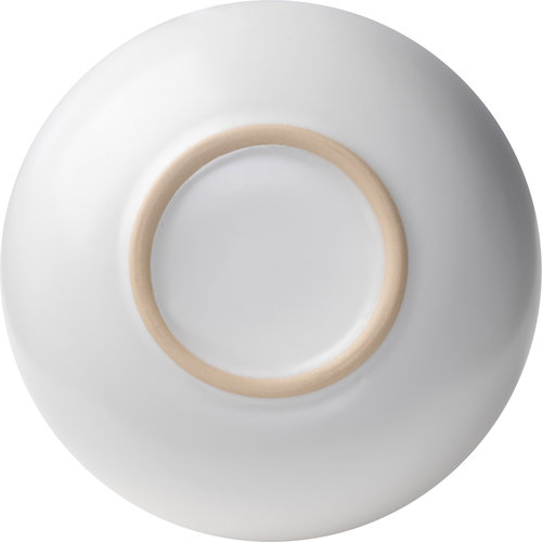 Bol en cramique blanche avec une surface lisse.