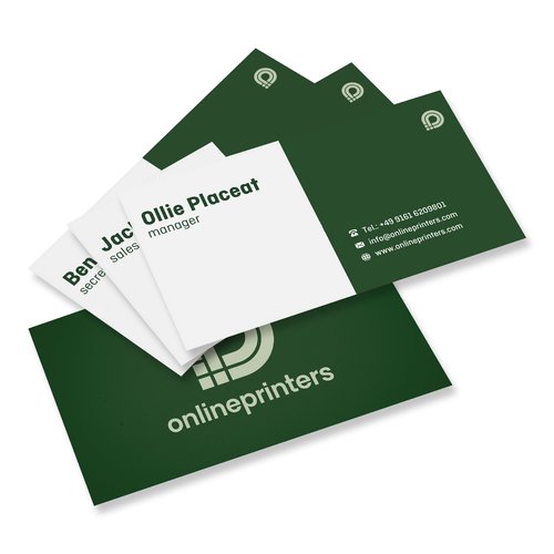 Cartes de visite en papier, imprimables des deux cts.
