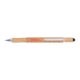 Stylo multifonctionnel en bambou couleur bois avec fonction stylet et rgle.
