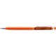 Stylo  bille orange avec stylet tactile et clip.