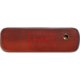 Set d'criture en bois marron avec stylo et bote.