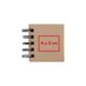 Bloc-notes repositionnable avec reliure spirale.