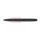 Stylo  bille rotatif noir en matriau biosourc avec clip.