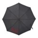 Parapluie automatique noir avec poigne.