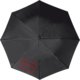Parapluie de poche noir avec fonction automatique.