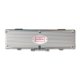 Valise de barbecue argente avec plaque ovale et poigne de transport.