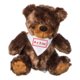 Ours en peluche marron avec foulard.