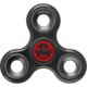 Fidget spinner en plastique fonc avec trois bras.