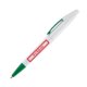 Stylo  bille en plastique  torsion avec clip.