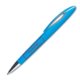 Stylo  bille bleu en plastique avec clip.