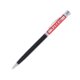Stylo  bille rotatif en mtal avec clip.