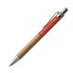Ensemble d'criture couleur bois avec stylo  bille et tui.