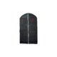 Housse  vtements noire avec fermeture clair.