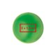 Balle anti-stress verte en caoutchouc  malaxer.