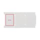 Porte-stylo pliable en plastique.