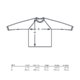 Veste de survtement en tissu avec fermeture clair intgrale et poches.